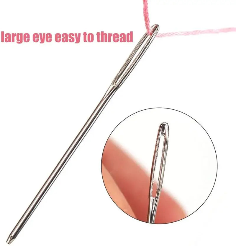 9 PCS Large Eye Blunt Sewing Needles