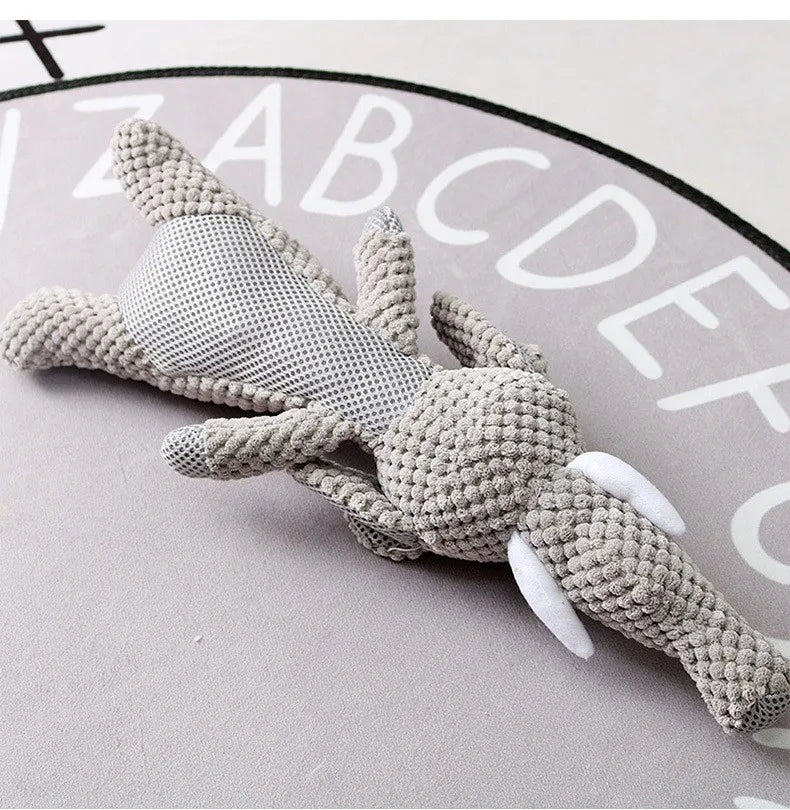 Plush Cartoon Puppy Dog Toy Pet Dog Chew Squeak Toys for Small Dogs Teeth Grinding Pet Products Dog Accessories