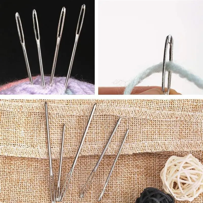 9 PCS Large Eye Blunt Sewing Needles