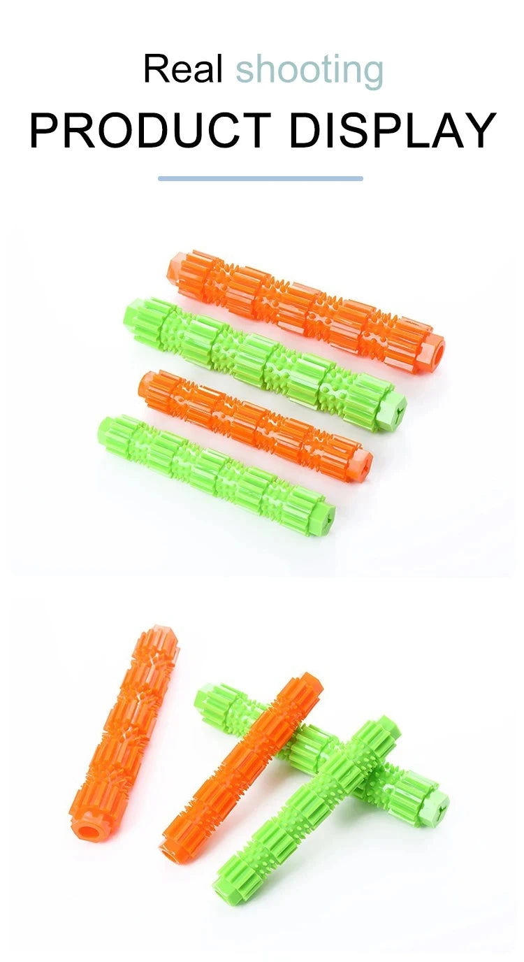 Dog Toy Indestructible Pet Dog Chew Toy for Aggressive Chewers Treat Dispensing Rubber Teeth Cleaning Squeaking Rubber Dog Toy