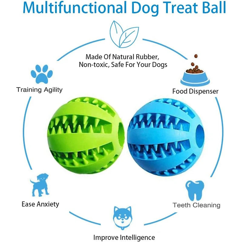 Pet Interactive Silicone Chewing Balls
