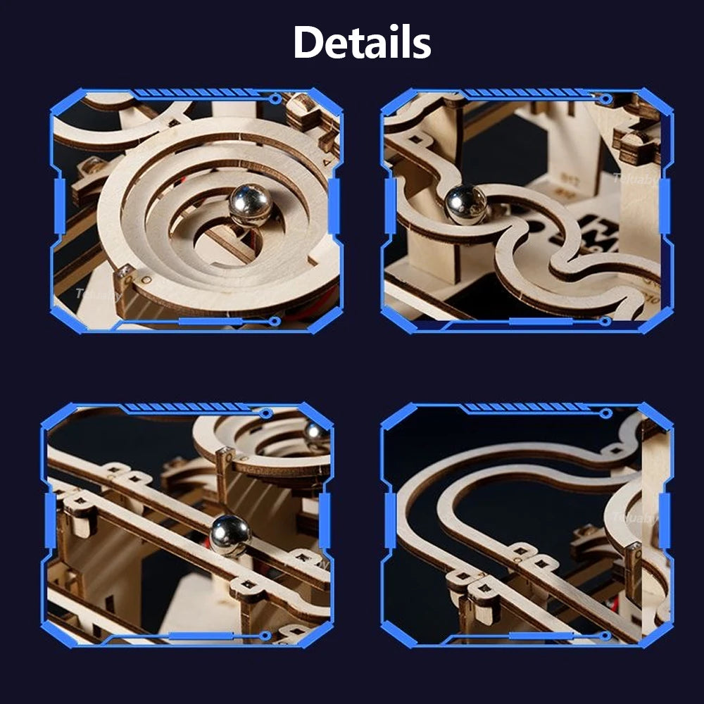 3D Marble Run Wooden Puzzle
