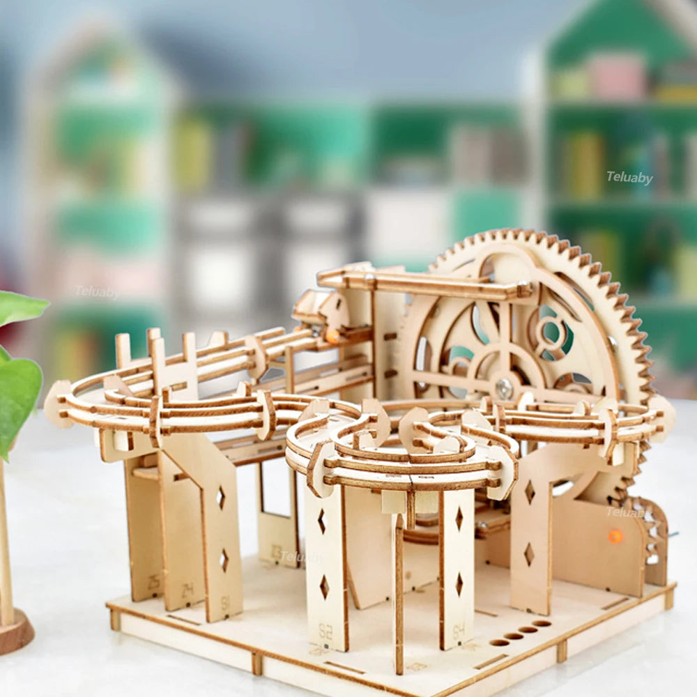3D Marble Run Wooden Puzzle