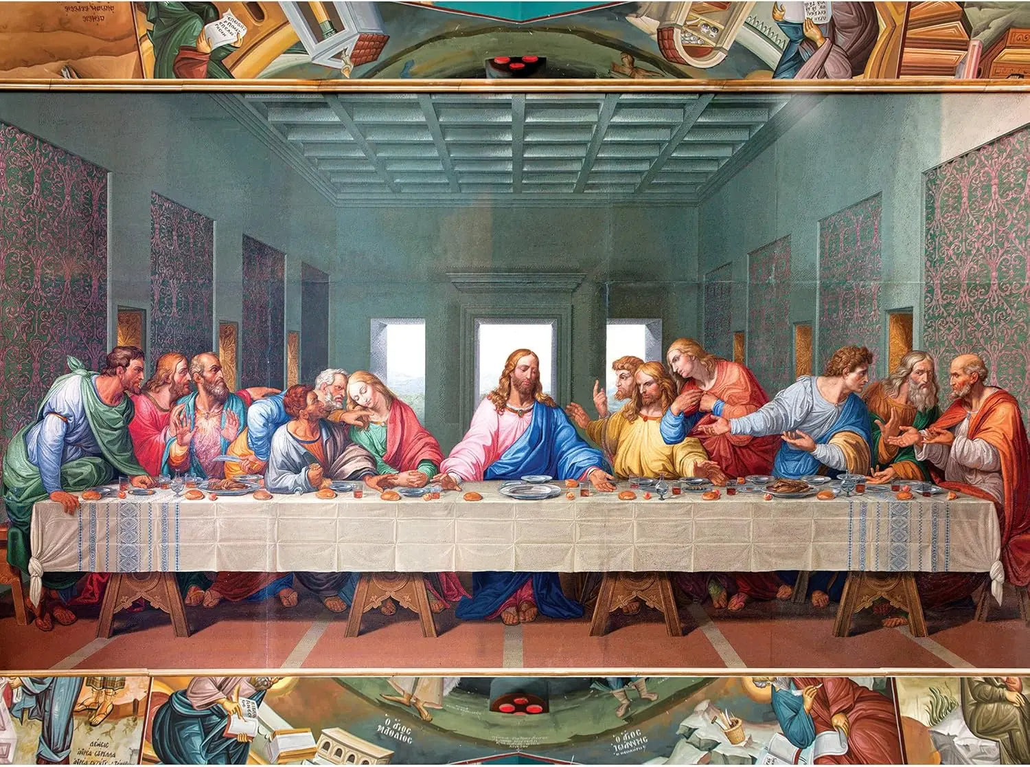 300/500/1000 Pcs Last Supper Puzzle Wooden