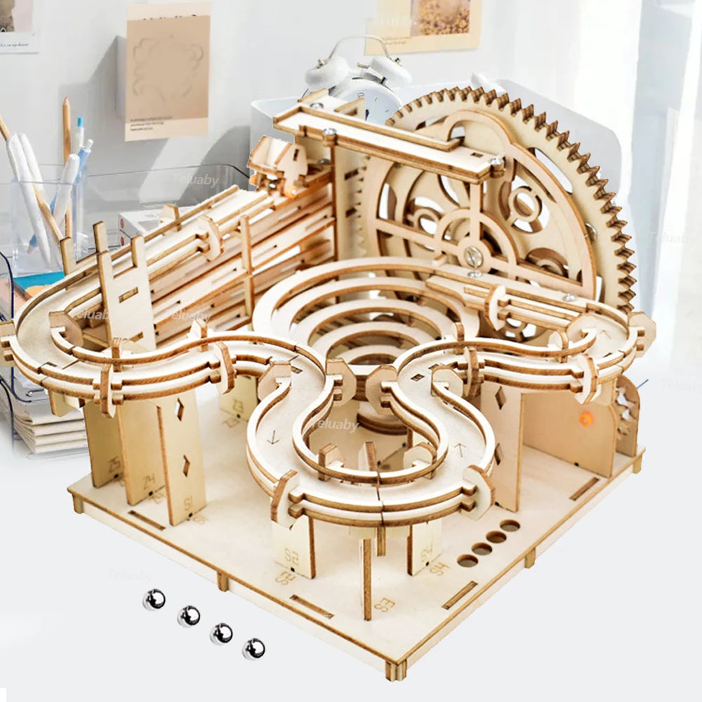 3D Marble Run Wooden Puzzle