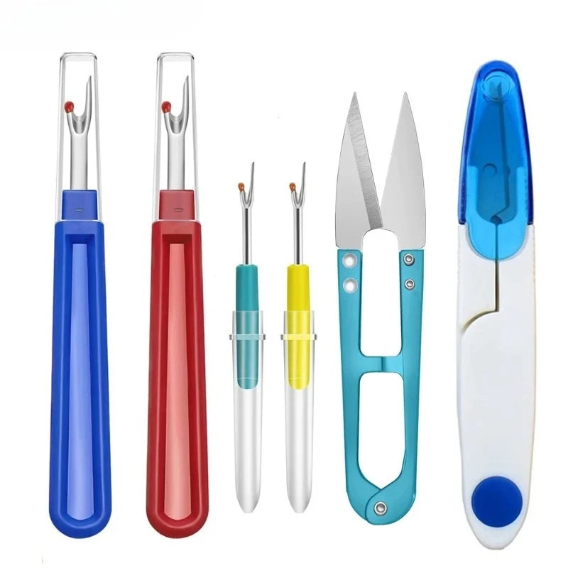 Sewing Seam Ripper Kit Colorful Sewing Stitch Thread Unpicker Seam Ripper&Thread Cutter Scissor for Sewing Thread Remove