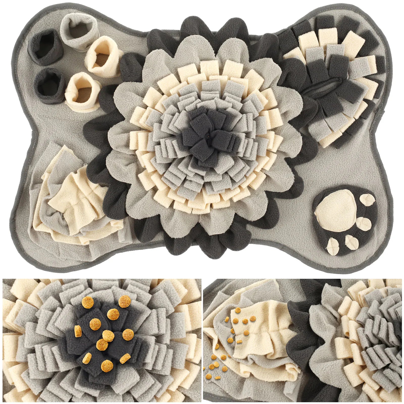 Dog Snuffle Mat Foraging Smell Training Blanket Pet Interactive Training and Stress Relief Sniff Feeding Mat Treat Mat Dog Toys