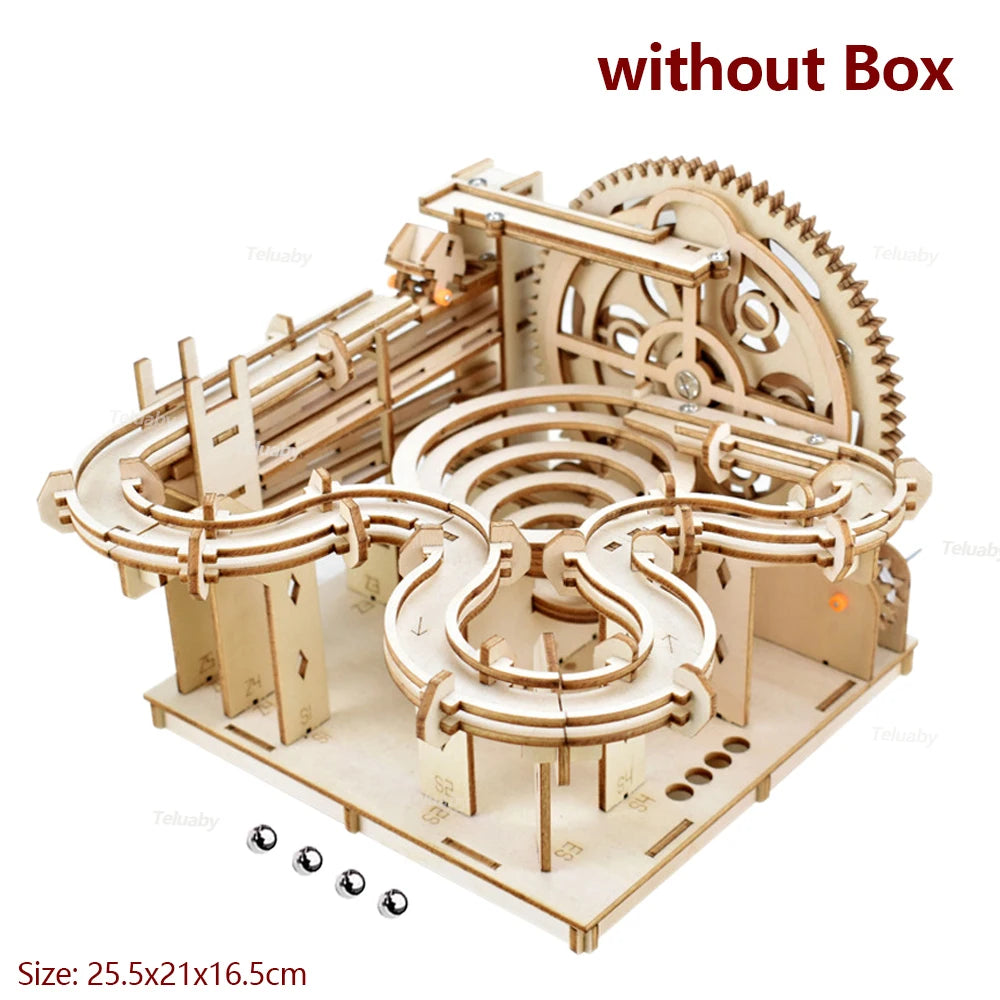 3D Marble Run Wooden Puzzle