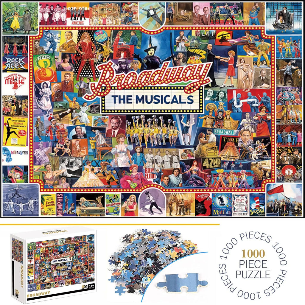 1000 Pieces Broadway Jigsaw Puzzles