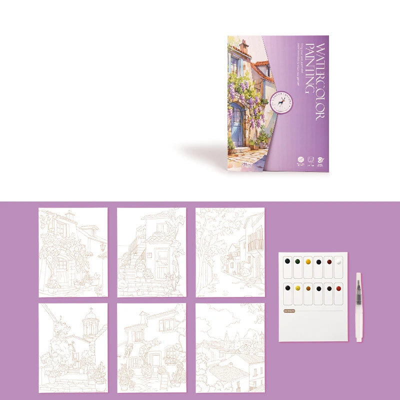 Watercolor painting sets