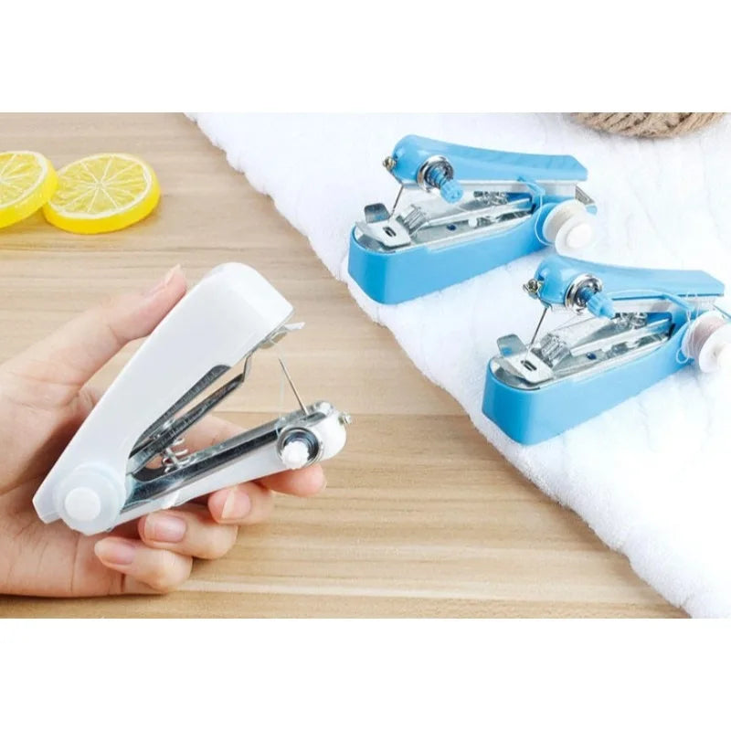 Handheld manual sewing machine
