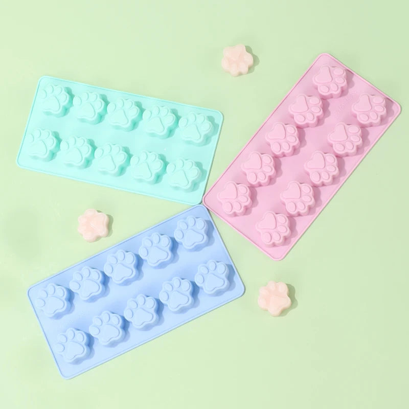 Silicone Paw Print Baking Mold