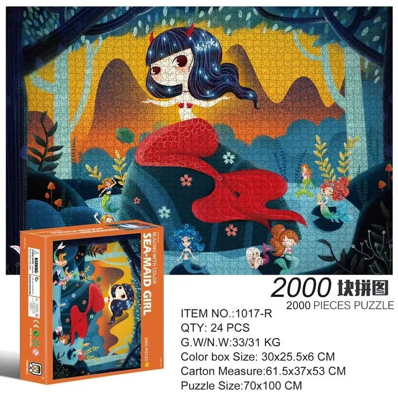 2000 Pieces Jigsaw Puzzle - Various Landscape Patterns