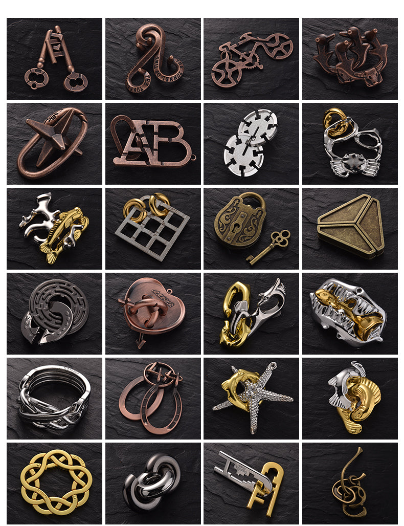 Square Lock Brain Teaser Puzzle