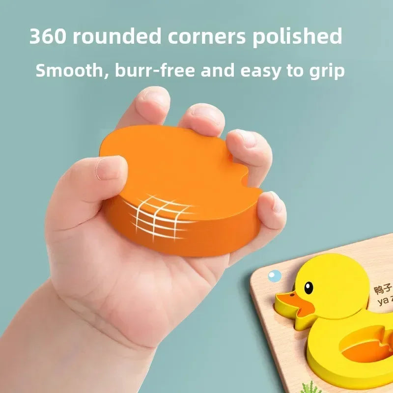 Children's 3D wooden puzzle