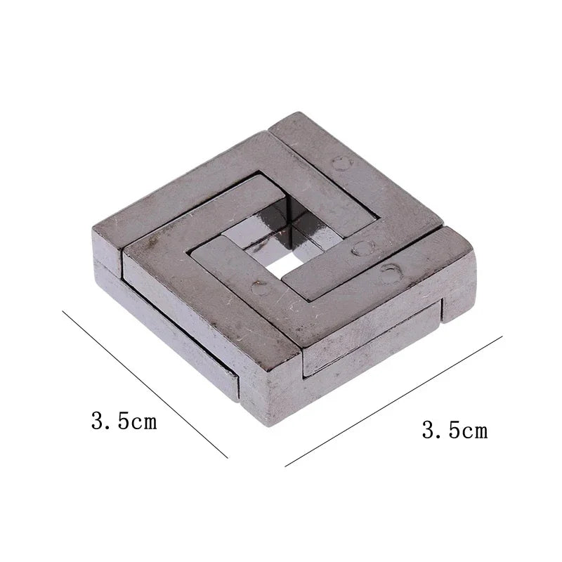 Square Lock Brain Teaser Puzzle