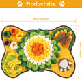 Dog Snuffle Mat Foraging Smell Training Blanket Pet Interactive Training and Stress Relief Sniff Feeding Mat Treat Mat Dog Toys