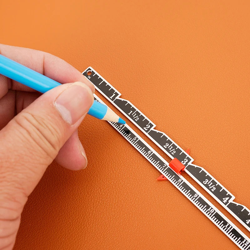 Gauge Ruler with 2 Water Soluble Marking Pencils