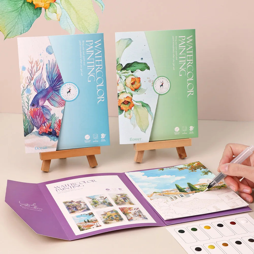 Watercolor painting sets