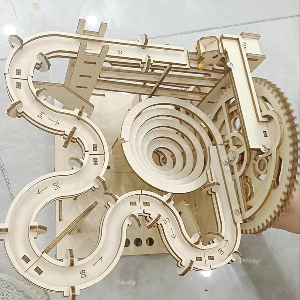 3D Marble Run Wooden Puzzle