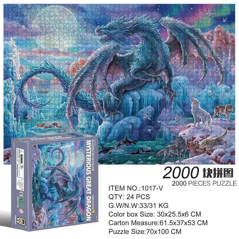 2000 Pieces Jigsaw Puzzle - Various Landscape Patterns