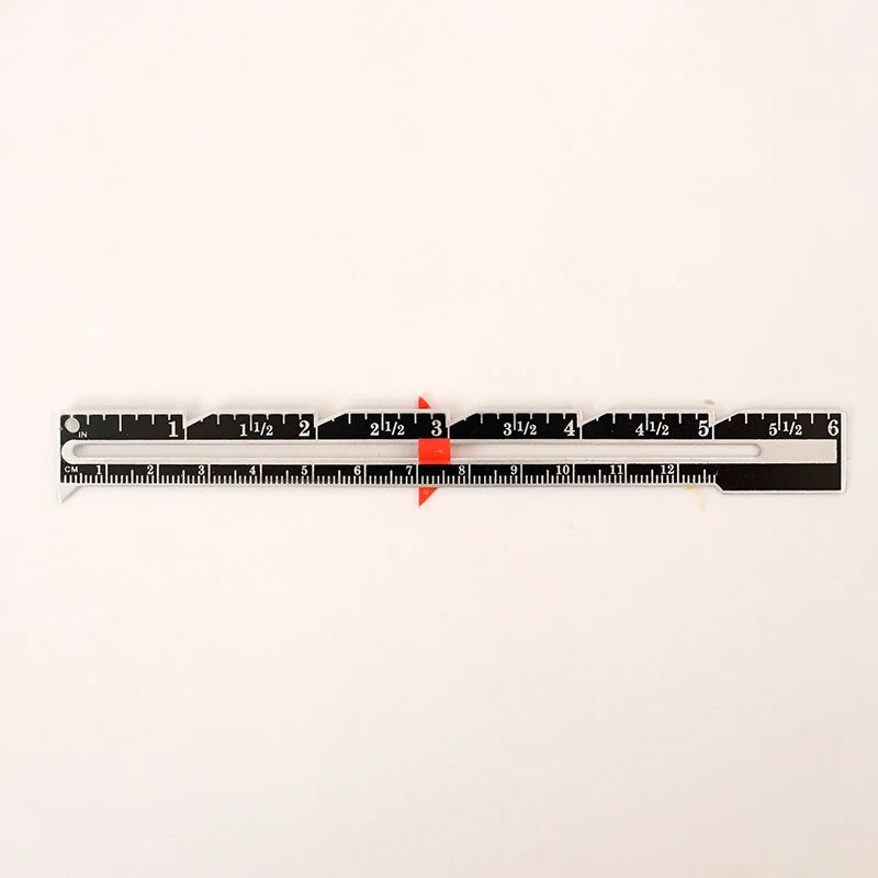 Gauge Ruler with 2 Water Soluble Marking Pencils