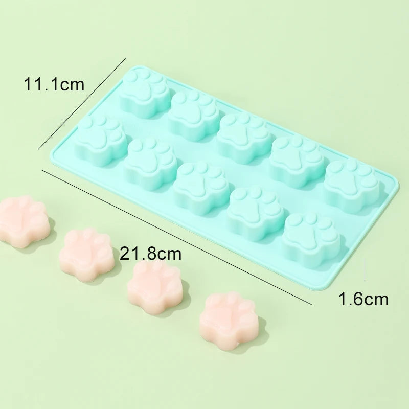 Silicone Paw Print Baking Mold