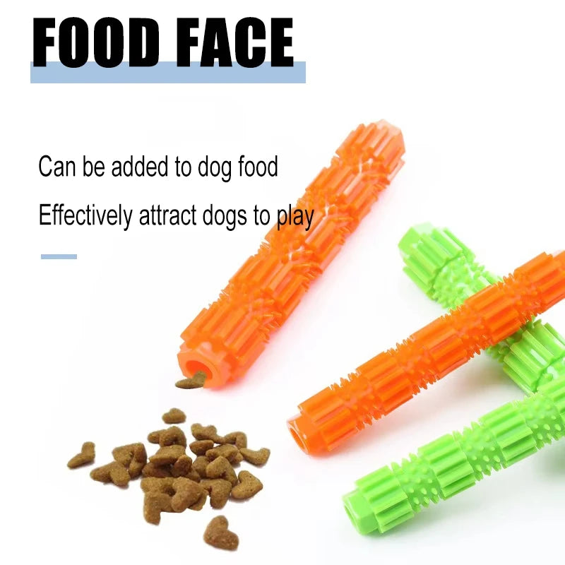 Dog Toy Indestructible Pet Dog Chew Toy for Aggressive Chewers Treat Dispensing Rubber Teeth Cleaning Squeaking Rubber Dog Toy