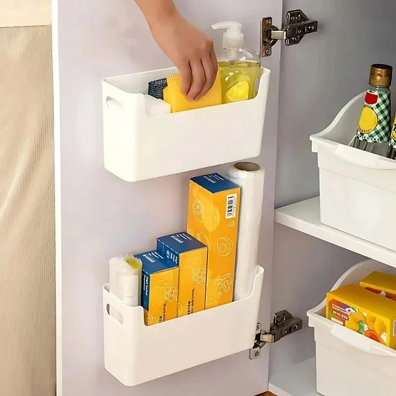 Cabinet storage boxes