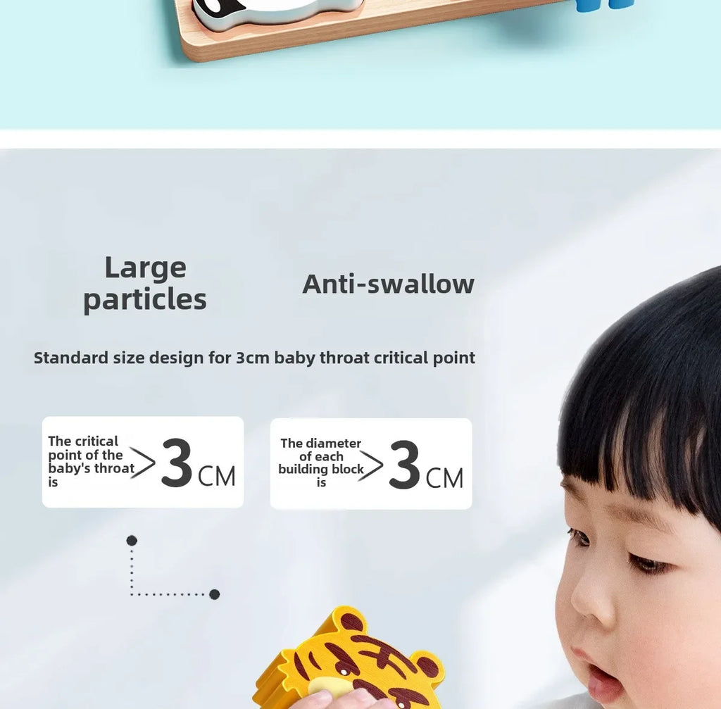 Children's 3D wooden puzzle