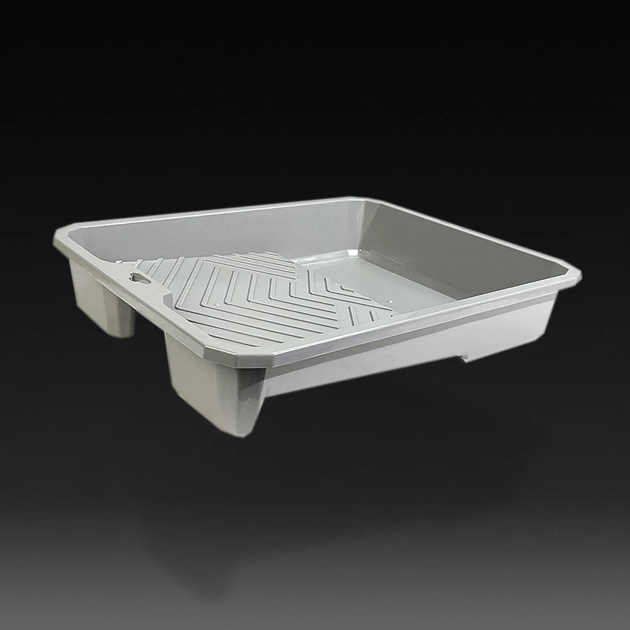 9 inch grey indoor/outdoor painting palette and paints; perfect gift for artists and crafters