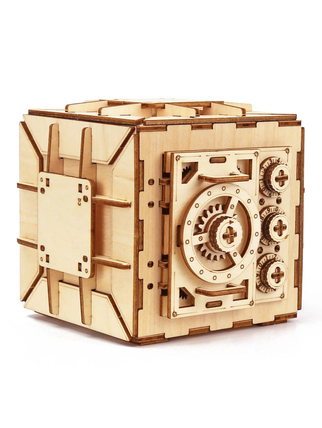 3D Wooden Lock Box Puzzle