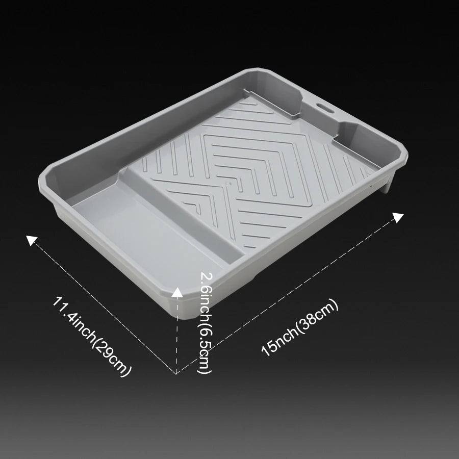 9 inch grey indoor/outdoor painting palette and paints; perfect gift for artists and crafters