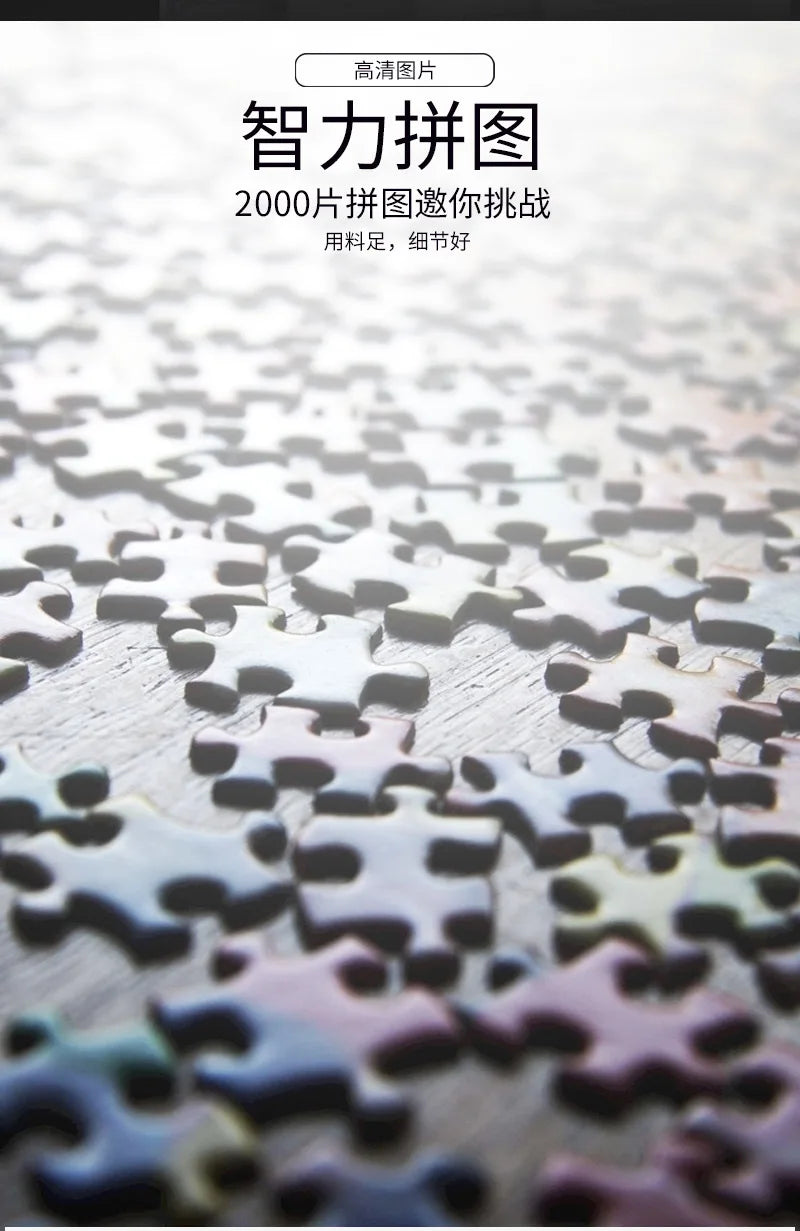 2000 Pieces Jigsaw Puzzle - Various Landscape Patterns