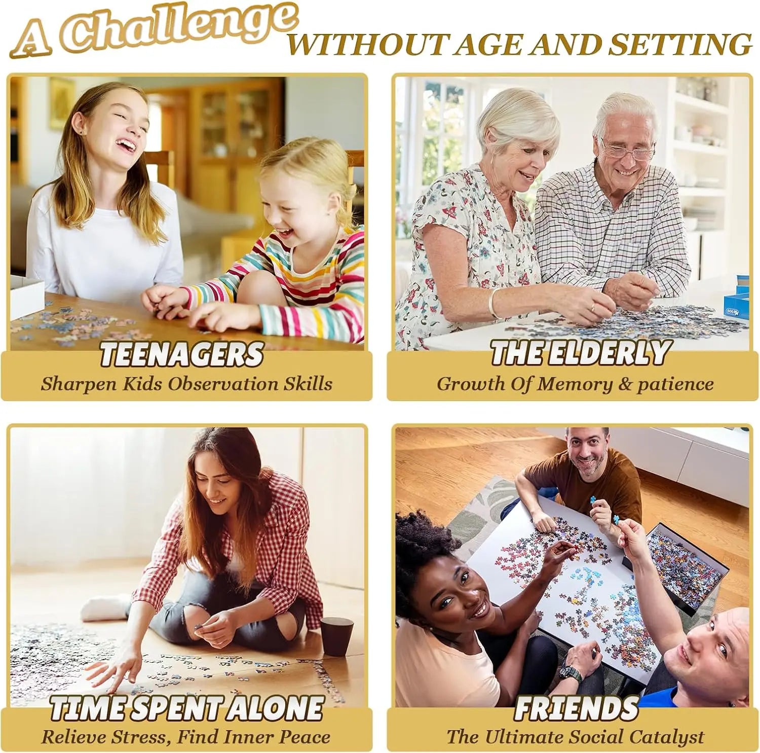 300/500/1000 Pcs Last Supper Puzzle Wooden