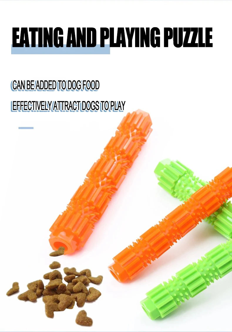 Dog Toy Indestructible Pet Dog Chew Toy for Aggressive Chewers Treat Dispensing Rubber Teeth Cleaning Squeaking Rubber Dog Toy