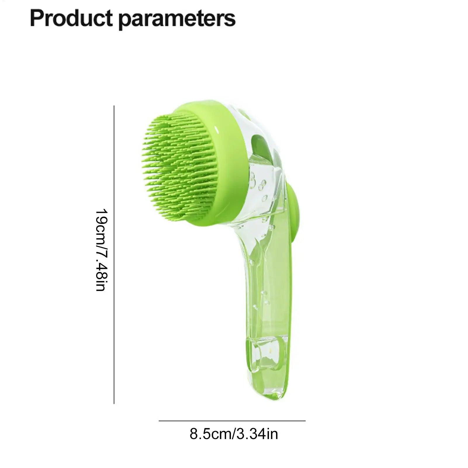 Dog Bath Brush Bathing Brush for Dog Bath Gentle Scrub Massager with Soap Dispenser Portable Washer Tool for Shower Massage