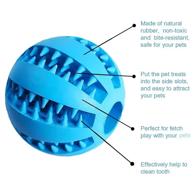 Pet Interactive Silicone Chewing Balls