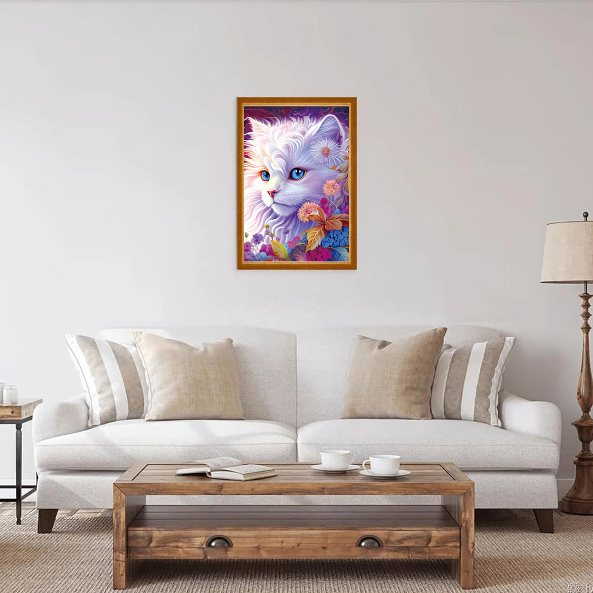 Jigsaw Puzzles for Adults/Kids 300 Pieces Hand Painted Cat Jigsaw Puzzles Families Games Toy for Home Art Decor Puzzles