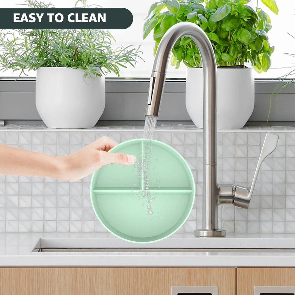 6/8Pcs 9inch Divided Dinner Plates