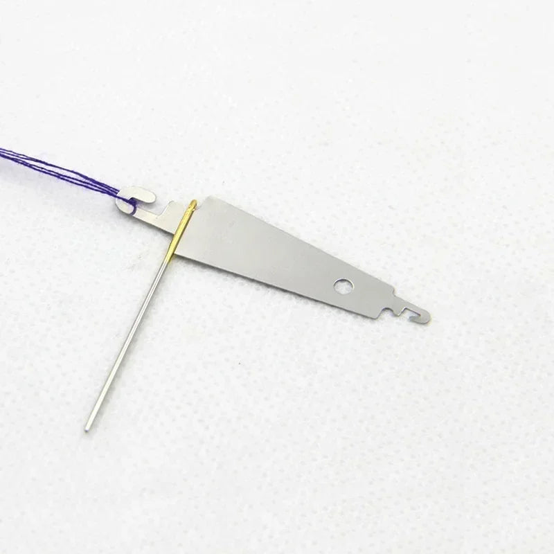 Stainless Steel Needle Threaders Inserter Embroidery Needle Threader Threading Device DIY Needlework Cross Embroidery Accesories