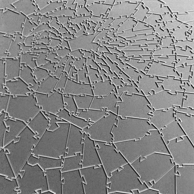 Challenging Acrylic Jigsaw Puzzle with Broken Glass Pattern