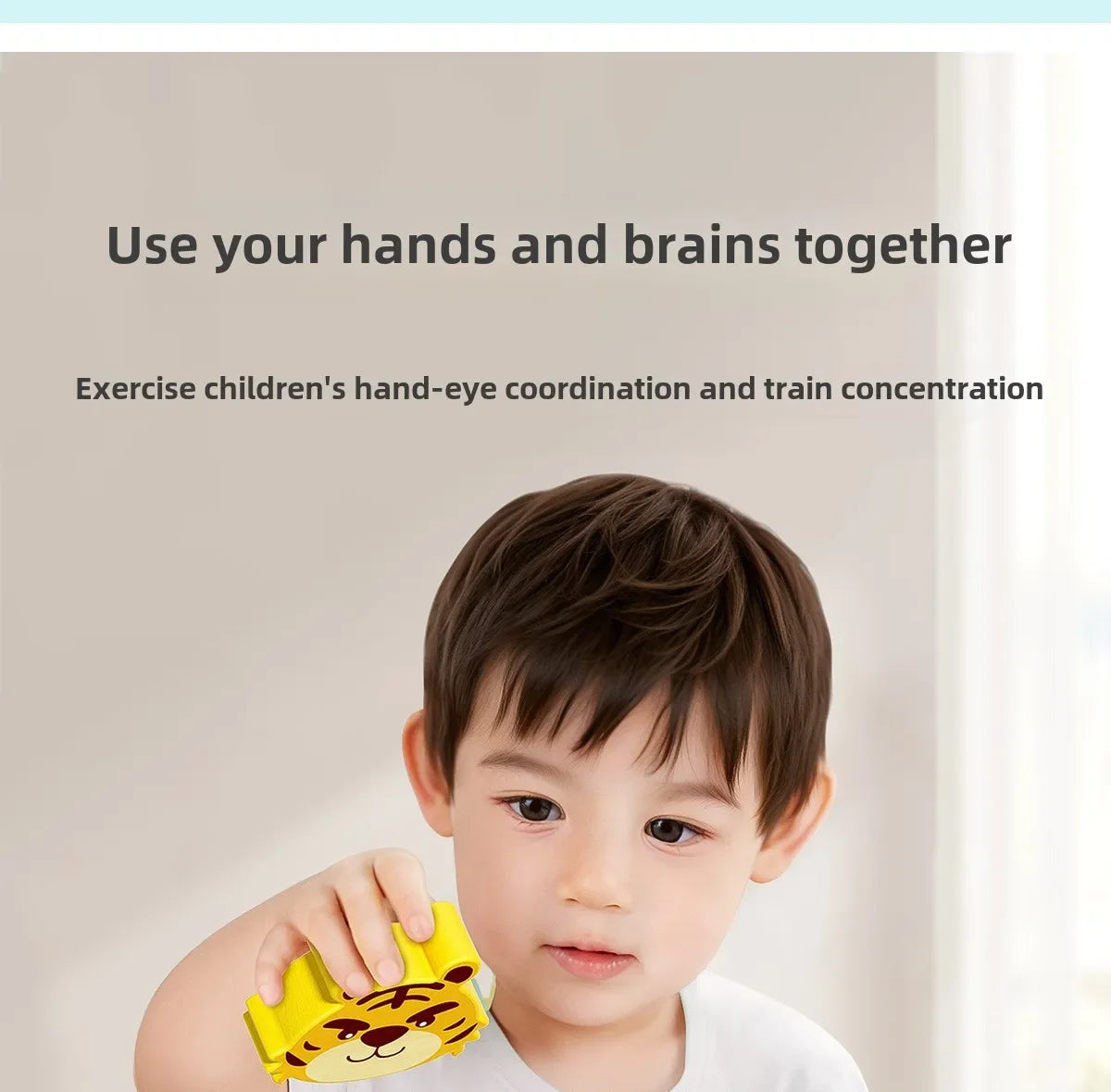 Children's 3D wooden puzzle