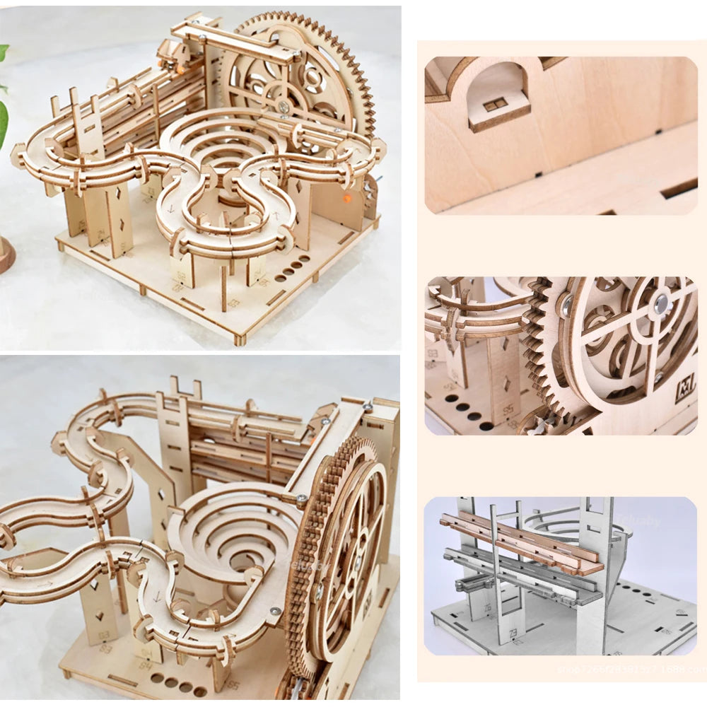 3D Marble Run Wooden Puzzle