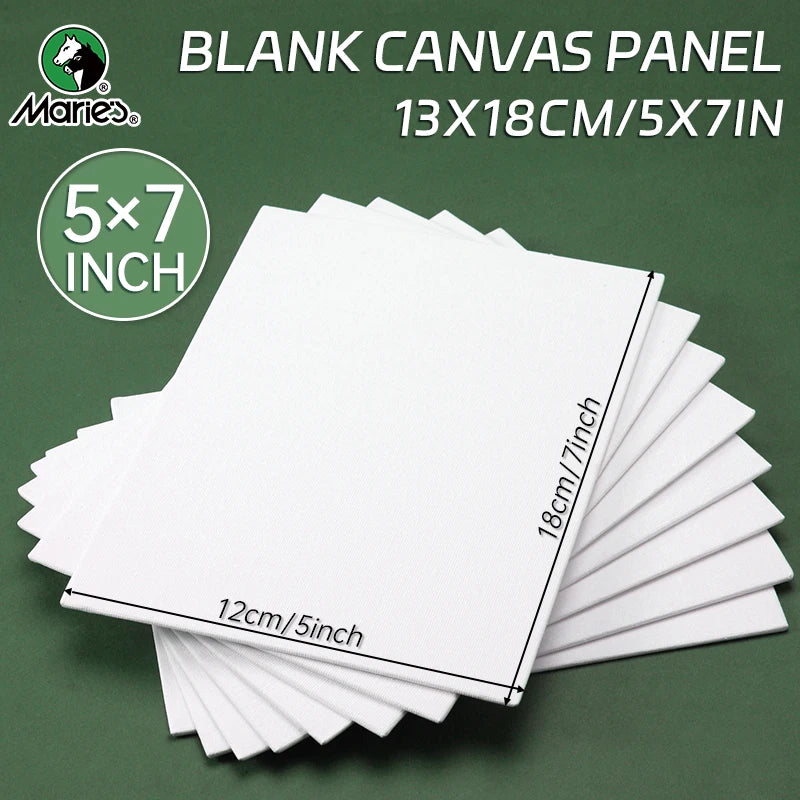 20 Pack 5×7 Inch Canvas Boards