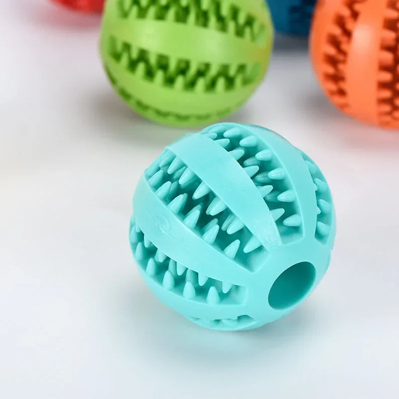 Pet Interactive Silicone Chewing Balls
