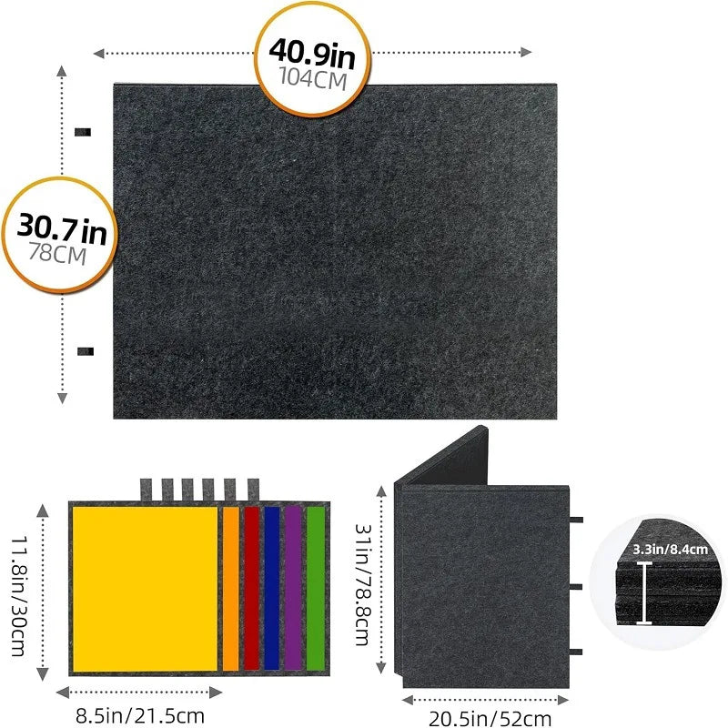 Portable Felt Puzzle Board Stand Foldable 2000-Piece Puzzle Sorting Boards Drawer-style Sorting Table