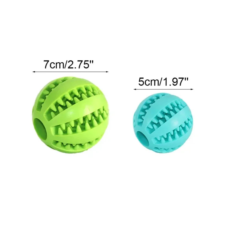 Pet Interactive Silicone Chewing Balls
