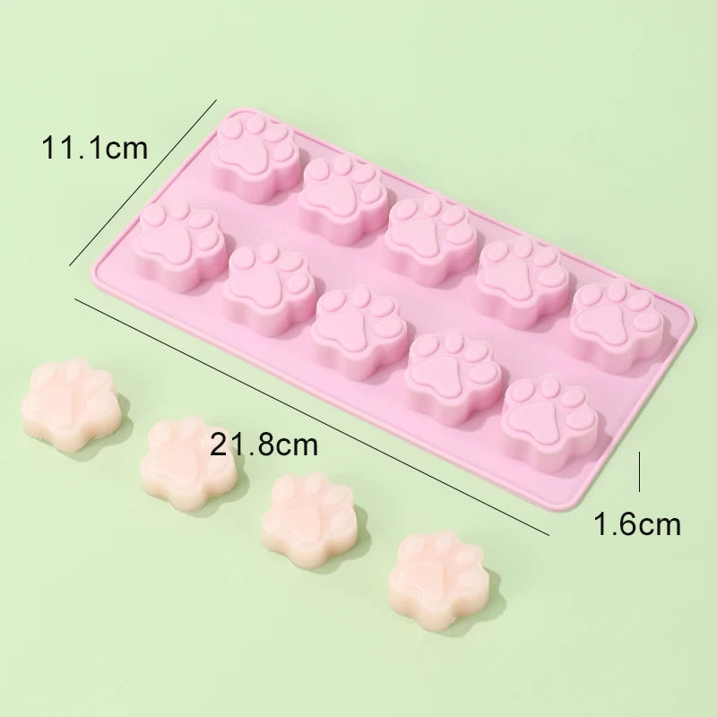 Silicone Paw Print Baking Mold