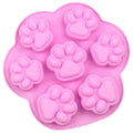 Paw Print Silicone Mold Dog Cat Animal Paw Mould For Candy Fondant Chocolate Jelly Pudding Soap Ice Cube Tray Dog Cat Treats